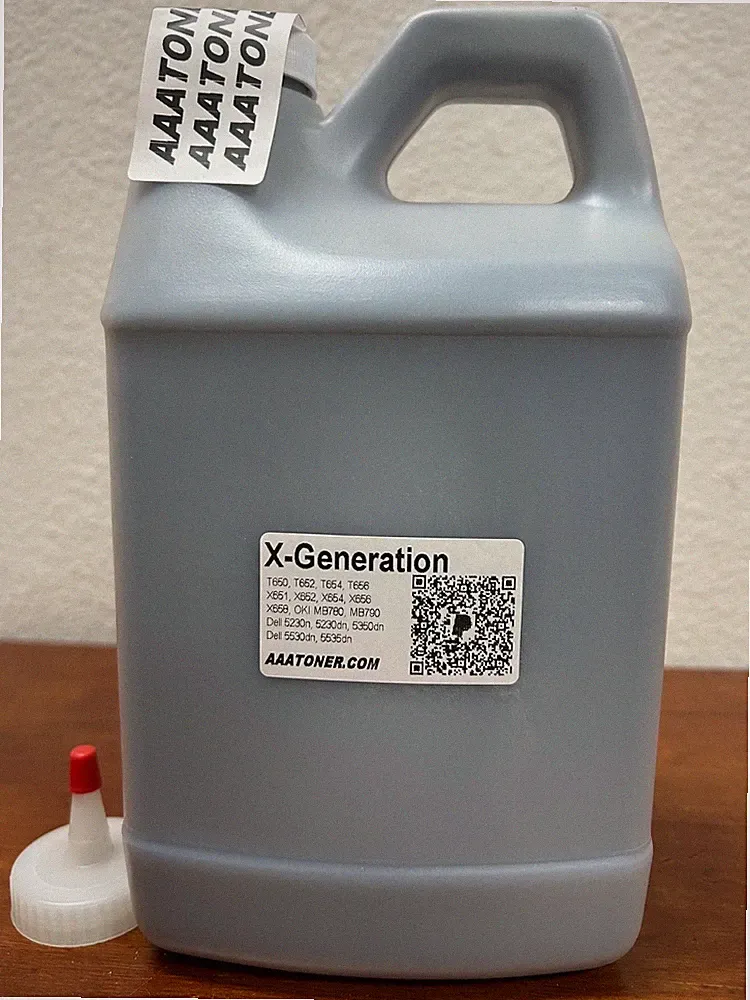 (1,000g) Toner Refill for Lexmark T650 T652 T654 T656 X651 X652 X654 X656 X658