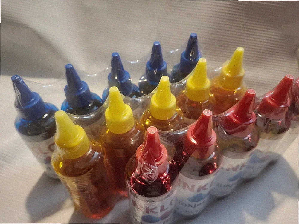 15 bottles inkjet Refill Ink for hp canon Et tank Smat MegaTank any printer