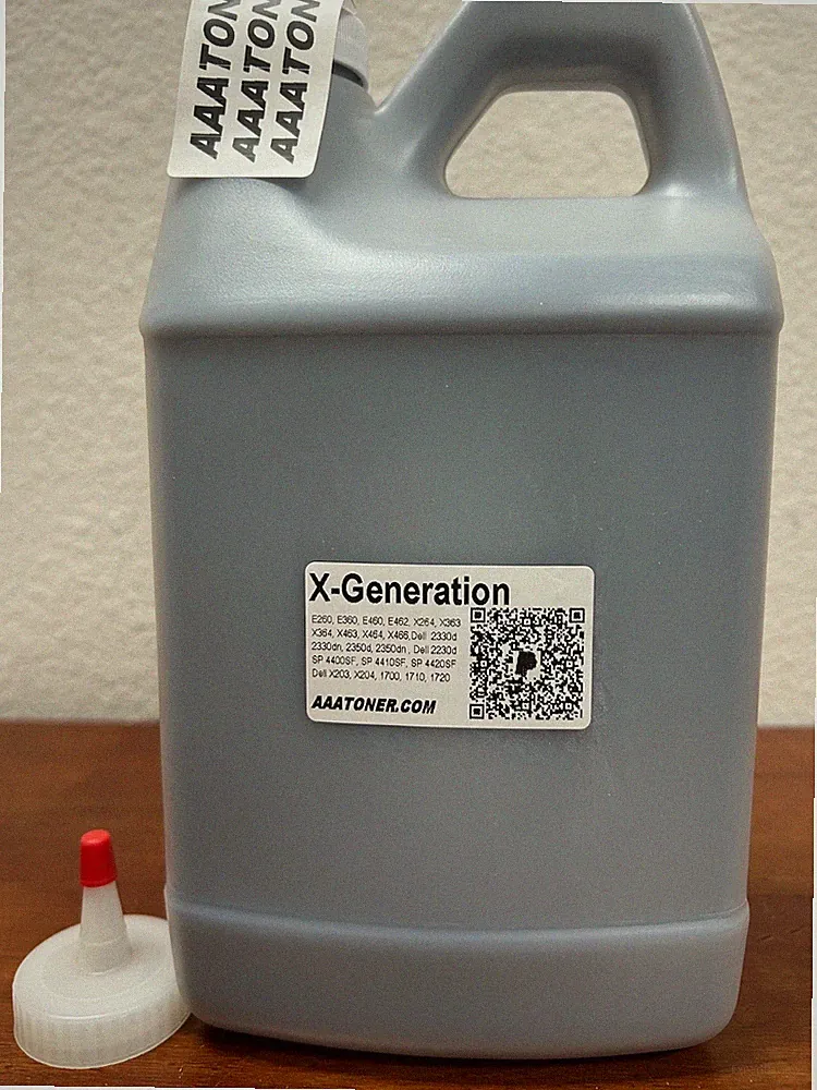 (1KG/1,000g) BULK Toner Refill for Lexmark X203n, X204n, X203 Laser Printer