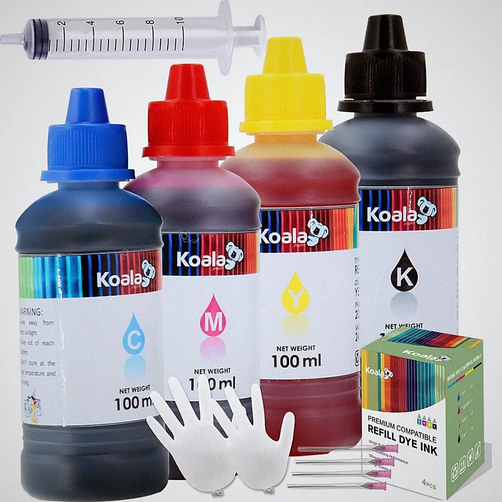 400ML Koala Ink Refill Kit for HP 60 61 62 63 64 65 67XL 910 950 951 952 564