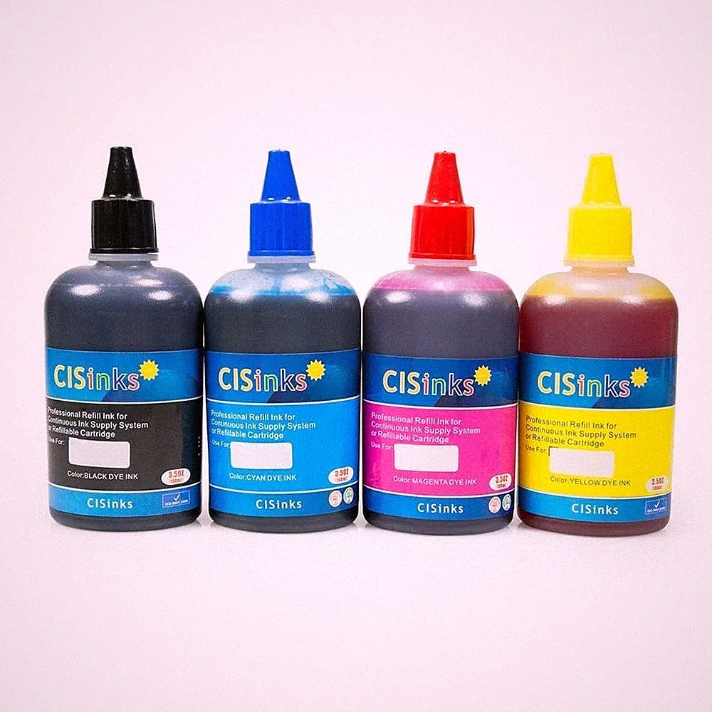 400Ml Refill Ink Dye Ink B, Y, M, C Compatible for Canon Pixma G1220 G2260 G2010