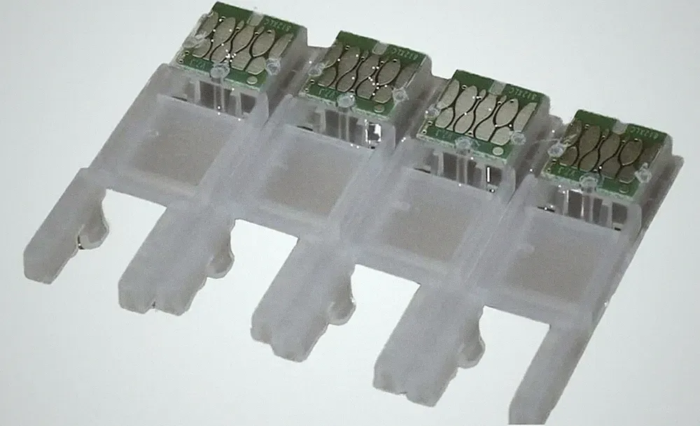 4X T232 232 XL Single Use Chip for Refillable Ink Cartridge for WF-2950 WF-2930