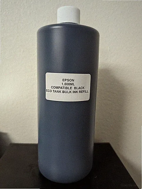 BLACK PREMIUM COMPATIBLE EPSON BULK INK REFILL FOR ECO TANK PRINTERS (1,000ML)