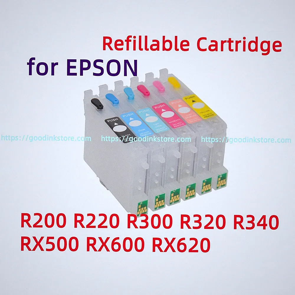 Empty Refillable ink cartridge Stylus Photo R200 R220 R300 R300M R320 R340 T048