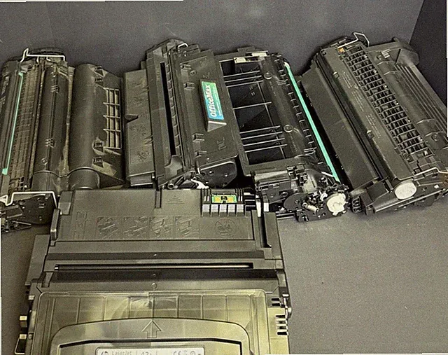 HP & Canon Toner Bundle – 147A 55X 64A + Canon FX7 – Used Ink – Refill or Parts