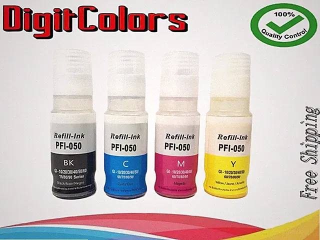 PFI-050 PFI050 Ink Tank Refill Bottle works for Canon ImagePrograf TC-21 TC-21M