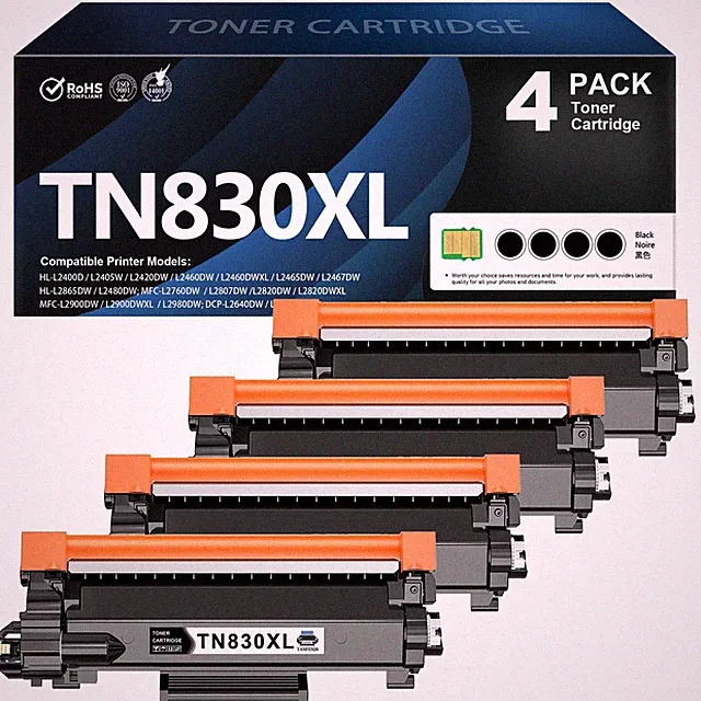 TN830XL Toner TN830 TN830XL TN 830 Toner Cartridges for Brother TN830 XL HL-L...